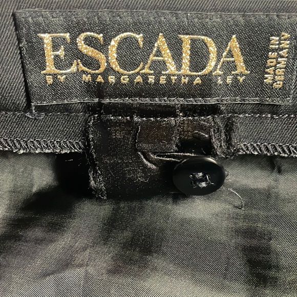 Vintage Escada by Margaretha Ley black panel Skirt Measurements - Picture 8 of 8